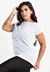 Blusa Fitness Branco Tela Manga Curta na internet