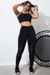 Conjunto Legging e Top Transparencia Fitness Feminino Calça - loja online