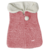 Porta Bebê em Tricot Trança Rosa Claro