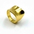 Anel Formas Banhado a Ouro 18k-Idelle - comprar online