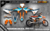 kit Gráfico Adesivo Réplica KTM FREERIDE REF.: KT 073