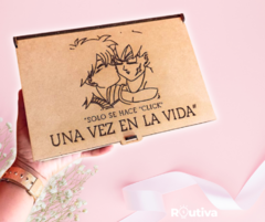 Caja 22x15 cm con frases personalizadas para regalar en internet