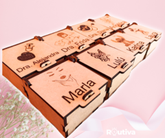 Caja 6X6 cm con frases personalizadas para regalar - comprar en línea