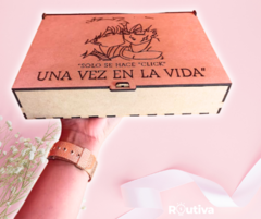 Caja 22x15 cm con frases personalizadas para regalar