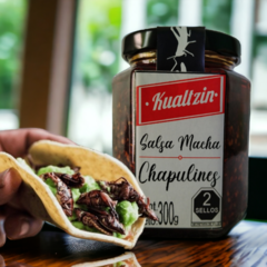 SALSA MACHA CHAPULINES