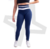 Imagem do CALÇA LEGGING FITNESS (CÓS DUPLO) AZUL/REF:4230