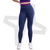 CALÇA LEGGING FITNESS (CÓS ALTO) AZUL/REF:5230 - KB8 Fitness Sport Wear