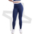 CALÇA LEGGING FITNESS (CÓS ALTO) AZUL/REF:5230