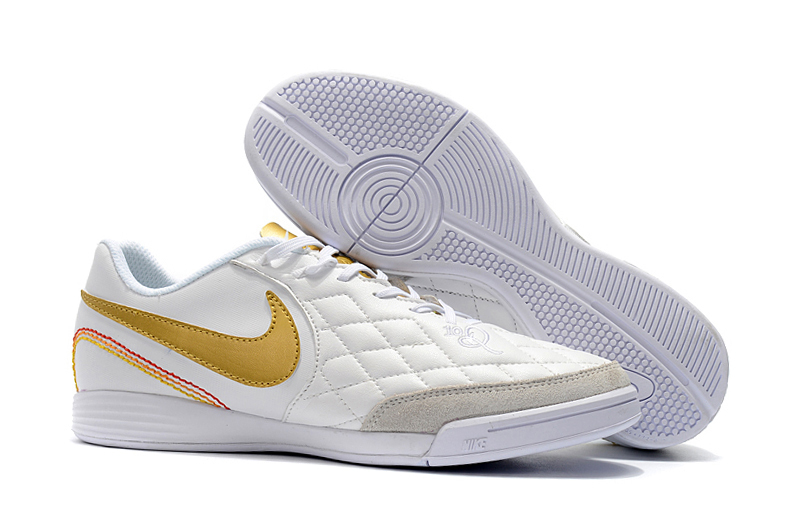 Tenis de Futsal Nike Tiempo Ligera R10 Branco