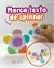 Kit Marca Texto Spinner com 5 cores Papelaria Fofa Kawaii