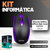 Kit 22 Mouse Óptico Usb 1200 Dpi- 2 Mousepad 28x24- ATACADO INFORMÁTICA na internet