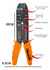 Alicate Desencapador De Fios Sparta 210 Mm 1 5-6 5 M 1 Pc//Spa - comprar online