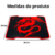 MOUSE PAD DRAGON VERMELHO 24X28 DE MICROFIBRA - comprar online