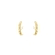 BRINCO EAR HOOK SPIKES DELICADOS BANHO OURO 18K