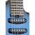 Guitarra Aria MAC-STD Metallic Blue Shade - SPARRA SHOP