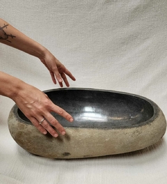 PIE018- Bacha de piedra de rio Gde desde 54cm - comprar online