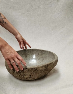 PIE019- Bacha de piedra de rio chica hasta 44cm en internet