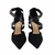 Sapato Scarpin Feminino Detalhe em Tiras Cruzadas Off Line - Veja Calçados