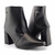 Ankle Boot Feminina Salto Grosso Alto Cano Curto Dijean Bico Fino na internet