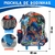 Mochila de Rodinhas Escolar Herói Aranha Azul Menino Masculino - loja online