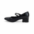 Sapato Scarpin Feminino Boneca Via Uno Bico Fino Salto Grosso Baixo Scarpan - comprar online