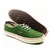 Tênis Masculino Abuzze Authentic Casual Passeio Macio na cor verde, com solado branco e detalhes em vermelho.