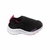 Tenis Ortopé Infantil Menina Preto Escolar Calce Fácil Slip On