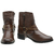 Bota Feminina Salto Baixo Macia Cano Curto Conforto - comprar online