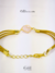 Pulseira "Quartzo" de capim dourado na internet