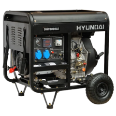 Generador Eléctrico Diesel 6/6,5 Kw/Kva Partida eléctrica monofásico Abierto HYUNDAI 78DHY8000LE