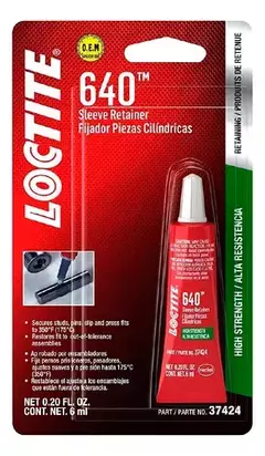 Loctite 640 Verde Fijadores De Piezas Cilíndricas 6Ml