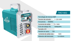 MÁQUINA DE SOLDAR 160AMP