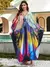 Vestido Kaftan com Estampa Borboleta - loja online