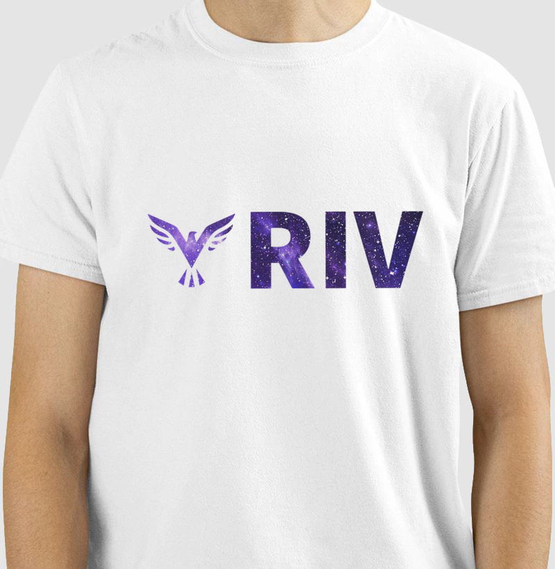 Camiseta RIV - Logo Espacial