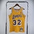 Camisa LAKERS NBA 84/85 Amarela #32 JOHNSON