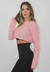Blusa Cropped Dry Rosê Feminina Fitness | REF: LX137 na internet