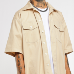 Camisa Workshirt Cargo Bege na internet