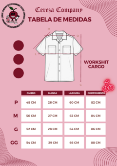 Camisa Workshirt Cargo Bege - Cereza Company