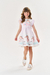 VESTIDO GATINHO ROSA IOGURTE CINTI 12168 - comprar online