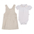 CONJUNTO BODY VESTIDO BABY PARAÍSO 16986 na internet