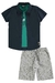 Conjunto Camiseta MC e Bermuda Luc.boo 47218