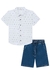 Conjunto Camisa Curta e bermuda 66074 Lucboo