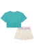 Conjunto de Boxy Over em Meia Malha e Short em Moletom Linho 68661 Kukiê - MMBee Le Petit