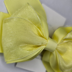 LAÇO GG ORGANZA AMARELO