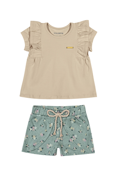 CONJUNTO COLORITTA SHORT FLORIDO - comprar online