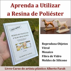 Livro - Curso de Resina de Poliéster, Fibra de vidro e Moldes de silicone