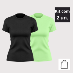 Kit 2 Camisetas Feminina UV PRO Manga Curta