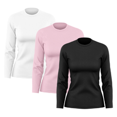 kit-3-camisetas-uv-feminino-com-protecao-solar-uvpro-manga-longa