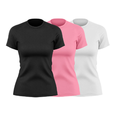 kit-3-camisetas-uv-feminino-com-protecao-solar-uvpro-manga-curta