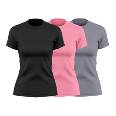 kit-3-camisetas-uv-feminino-com-protecao-solar-uvpro-manga-curta